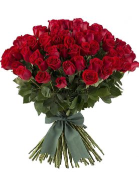 50 Red Roses Luxurious Bouquet